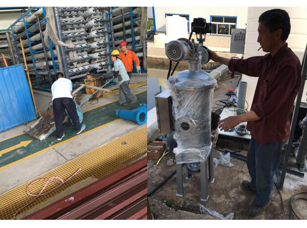 甘肅金昌4×200T/H除鹽水裝置  二期施工現場